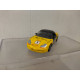 PORSCHE BOXSTER YELLOW/BLACK 1:55/apx 1:64 SIKU 849 NO BOX