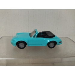 PORSCHE 911 TURBO CABRIO GREEN/BLUE 1:55/apx 1:64 SIKU 1059 NO BOX