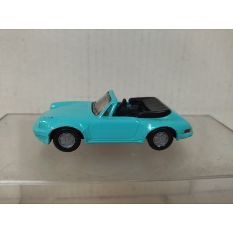 PORSCHE 911 TURBO CABRIO GREEN/BLUE 1:55/apx 1:64 SIKU 1059 NO BOX