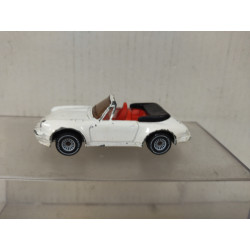 PORSCHE 911 TURBO CABRIO WHITE 1:55/apx 1:64 SIKU 1067 NO BOX