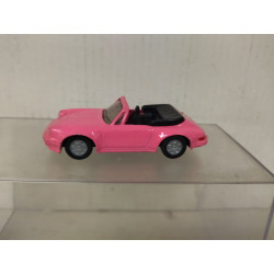 PORSCHE 911 TURBO CABRIO PINK 1:55/apx 1:64 SIKU 1059 NO BOX