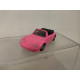 PORSCHE 911 TURBO CABRIO PINK 1:55/apx 1:64 SIKU 1059 NO BOX