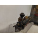 LOCOMOTORA VAPOR 4-4-0 + TENDER DESGUACE/REPINTADO 1:87 H0 BACHMAN NO BOX/SUCIO