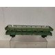 VAGON TRANSPORTE COCHES DESGUACE/REPINTADO 1:87 H0 NO BOX/SUCIO