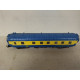VAGON AZUL/AMARILLO DESGUACE/REPINTADO 1:87 H0 NO BOX/SUCIO