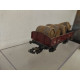 VAGON PLATAFORMA TONELES DESGUACE/REPINTADO 1:87 H0 BOX/SUCIO