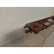 VAGON PLATAFORMA PLANO DESGUACE/REPINTADO 1:87 H0 BOX/SUCIO