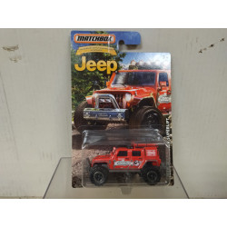 JEEP WRANGLER SUPERLIFT 75TH ANNIVERSARY JEEP USA CARD 1:64 MATCHBOX