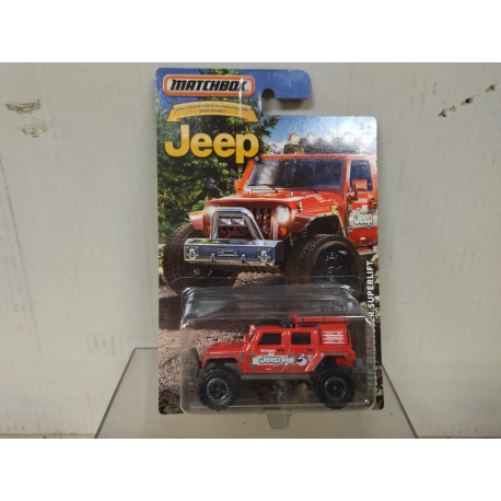 JEEP WRANGLER SUPERLIFT 75TH ANNIVERSARY JEEP USA CARD 1:64 MATCHBOX