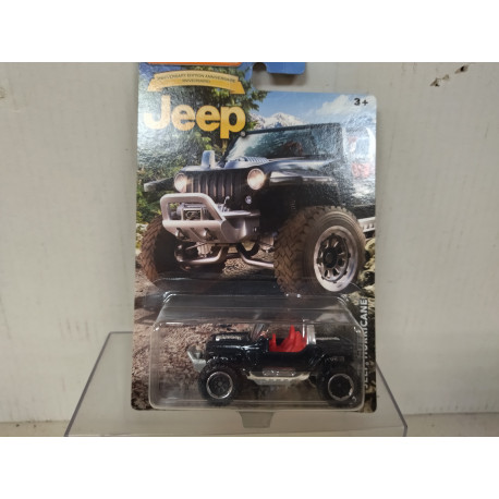 JEEP HURRICANE 75TH ANNIVERSARY JEEP USA CARD 1:64 MATCHBOX