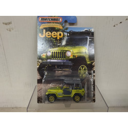 JEEP WRANGLER 1998 75TH ANNIVERSARY JEEP USA CARD 1:64 MATCHBOX