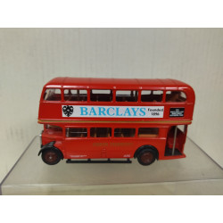 ROUTEMASTER DOUBLE DECKER BARCLAYS AUTOBUS 1:76 EFE 10111 NO BOX