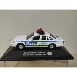 FORD CROWN VICTORIA 1995 NEW YORK POLICE 1:43 FABBRI BLISTER OPEN