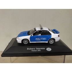 SUBARU IMPREZA 2002 POLITSEI POLICE ESTONIA 1:43 FABBRI BLISTER OPEN