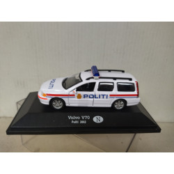 VOLVO V70 2002 POLITI POLICE NORWAY 1:43 FABBRI BLISTER OPEN