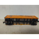 VAGON SANTA FE DE SFRD ORANGE DESGUACE/REPINTADO 1:87 H0 BOX/SUCIO
