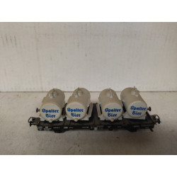 VAGON SPALTER BIER DESGUACE/REPINTADO 1:87 H0 BOX/SUCIO