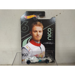 SERIE FORMULA F1 NICO ROSBERG 2/3 F1 RACER 1:64 HOT WHEELS
