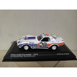 CHEVROLET CORVETTE C3 1972 24 H LE MANS 1:43 ALTAYA IXO NO FOTO