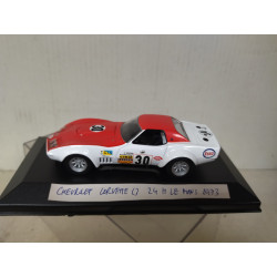CHEVROLET CORVETTE C3 1973 24 H LE MANS 1:43 ALTAYA IXO BOX NO ORIGINAL