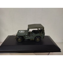 JEEP WILLYS US ARMY WW 2 1:43 SOLIDO 49 BOX NO ORIGINAL