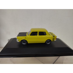 SIMCA 1000 RALLYE 2 DARK YELLOW & BLACK 1:43 SOLIDO BOX NO ORIGINAL