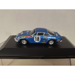 ALPINE A110 1973 RALLY MONTE CARLO J-C ANDRUET 1:43 ALTAYA IXO BOX NO ORIGINAL
