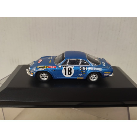 ALPINE A110 1973 RALLY MONTE CARLO J-C ANDRUET 1:43 ALTAYA IXO BOX NO ORIGINAL