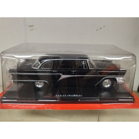 GAZ-13 CHAIKA BLACK 1:24 HACHETTE IXO OPEN BLISTER