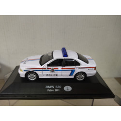 BMW E39 530D 2001 POLICE LUXEMBOURG 1:43 FABBRI BLISTER OPEN