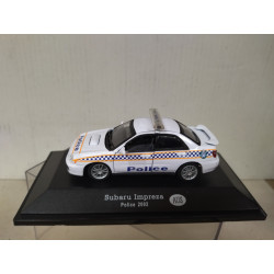 SUBARI IMPREZA 2002 POLICE AUSTRALIA 1:43 FABBRI BLISTER OPEN