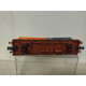 VAGON PLATAFORMA 3 X CONTAINER DESGUACE/REPINTADO 1:87 H0 BOX/SUCIO