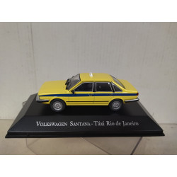VOLKSWAGEN SANTANA TAXI RIO JANEIRO BRAZIL 1:43 DeAGOSTINI IXO