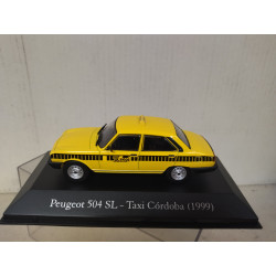 PEUGEOT 504 1999 SL TAXI CORDOBA ARGENTINA 1:43 SALVAT IXO HARD BOX