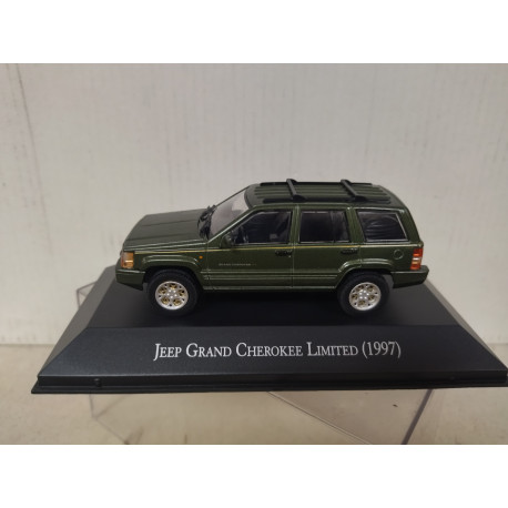 JEEP GRAND CHEROKEE 1997 LIMITED GREEN ARGENTINA 1:43 SALVAT IXO HARD BOX