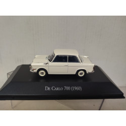 De CARLO 700 ( BMW 700 ) 1960 BLANCO ARGENTINA 1:43 SALVAT IXO HARD BOX