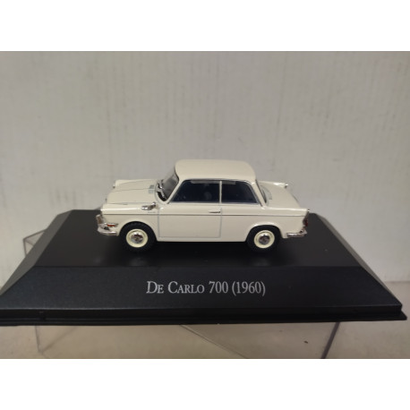 De CARLO 700 ( BMW 700 ) 1960 BLANCO ARGENTINA 1:43 SALVAT IXO HARD BOX