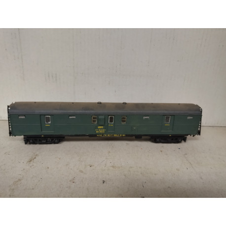 VAGON FURGON RENFE D-5012 DESGUACE/REPINTADO 1:87 H0 BOX/SUCIO