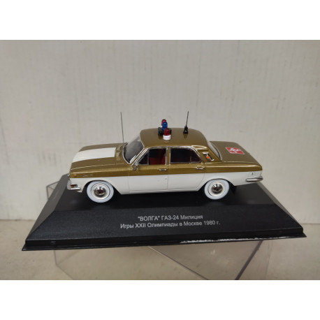GAZ-24 VOLGA 1980 OLYMPIC GAMES MOSCU MILICIA 1:43 VVMODELS IST