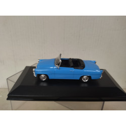 SKODA FELICIA CABRIOLET 1959 BLUE 1:43 DeAGOSTINI IXO BOX NO ORIGINAL