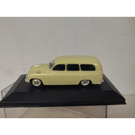 SKODA 1201 STW/KOMBI 1957 BEIGE 1:43 DeAGOSTINI IXO BOX NO ORIGINAL