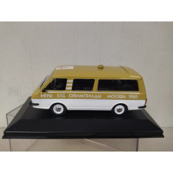 RAF-2203 1980 OLYMPIC GAMES MOSCU 1:43 DeAGOSTINI IXO BOX NO ORIGINAL