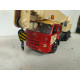 PEGASO GRUA BOMBEROS DESGUACE 1:43 ALTAYA IXO TRANSFORMACION MANUAL NO BOX