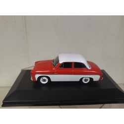FSC SYRENA 100 1958 RED/WHITE 1:43 DeAGOSTINI IXO BOX NO ORIGINAL