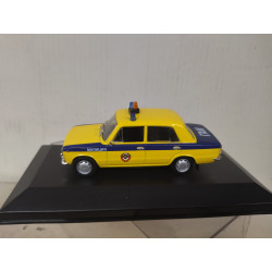 LADA 2101/VAZ-2101 1971 ZHIGULI (FIAT 124) POLICE 1:43 DeAGOSTINI IXO CAJA NO ORIGINAL