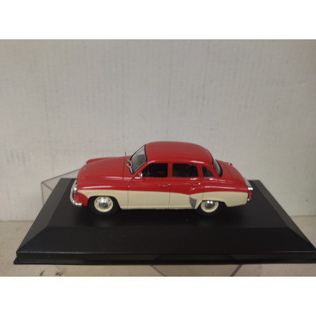VEB WARTBURG 312 1965 RED/BEIGE 1:43 DeAGOSTINI IXO CAJA NO ORIGINAL