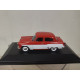 AZLK MOSKVICH 407 1958 RED/WHITE 1:43 DeAGOSTINI IXO BOX NO ORIGINAL