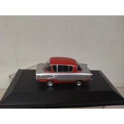 NAMI A50 1955 SILVER/RED MICROCARS 1:43 DeAGOSTINI IXO BOX NO ORIGINAL