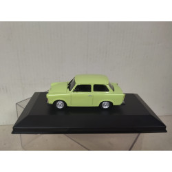 TRABANT 601 1980 LIMOUSINE GREEN/LEMON 1:43 DeAGOSTINI IXO BOX NO ORIGINAL