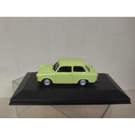 TRABANT 601 1980 LIMOUSINE GREEN/LEMON 1:43 DeAGOSTINI IXO BOX NO ORIGINAL